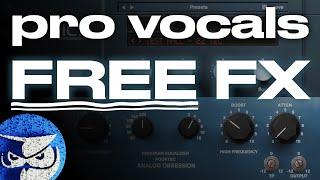 Simple, Professional Free-Plugin Vocal Chain