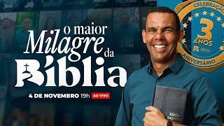  O maior milagre da Bíblia I Aniversário de 3 anos A Bíblia Comentada com Rodrigo Silva