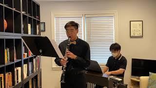 Jaden Oh: Camille Saint-Saens: Sonata for Clarinet and Piano, Op  167, 4. Molto allegro