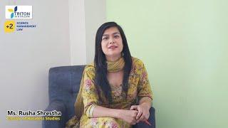 Rusha Shrestha, Faculty of Business Studies #TritonCollege