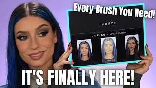 LARUCE BRUSHES X CREATIVE.CLICHE | BEST BRUSH SET FOR MAKEUP | EVERY BRUSH YOU NEED FOR MAKEUP