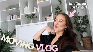 moving to LONDON vlog!! - decorating my lil studio flat