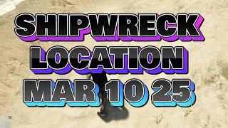 Shipwreck Location Today March 10 2025 GTA Online | GTA online daily shipwreck  location