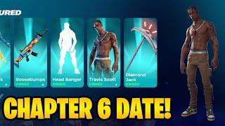 TRAVIS SCOTT SKIN RETURN DATE in FORTNITE ITEM SHOP! (Travis Scott Returning Chapter 6 2024)