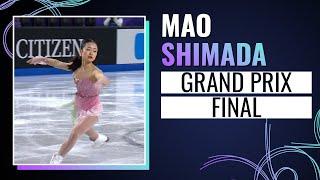 Mao SHIMADA (JPN) | Junior Women Free Skating | Grand Prix Final 2024 | #GPFigure