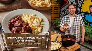 Marhapörkölt - Tradícionálisan egy kis extrával - Lidl Főzőiskola Széll Tamással