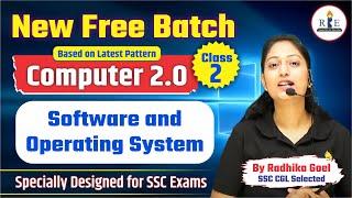 Computer Free Batch Class-2| Software and Operating System| All SSC and one-day Exams