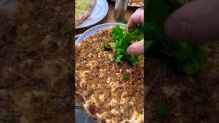 Turkish pizza  #food #travel #reaction #streetfood #yummy #foodie #berlin #vegan #tiktok #love