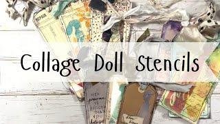 Collage Dolls Stencil Set