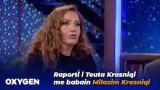 Raporti i Teuta Krasniqi me babain Milazim Krasniqi