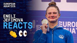 Estonia's Next Big Sports Star?  | Eneli Jefimova Reacts | European Aquatics