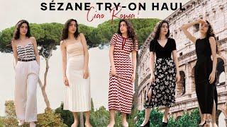 Sézane Ciao Roma Collection | Try On Haul and Review | Spring 2024 French Parisian Style Outfits