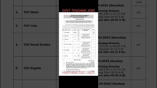 #tgt#HSSC#2023#TEACHING#JOBS#HARYANA#STAFF SELECTION COMMISSION#EXAM#QUESTION PATTERN#SYLLABUS