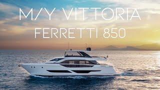 Ferretti 850 M/Y Vittoria: Eccellenza e Design in Video | Videomaker per Yacht