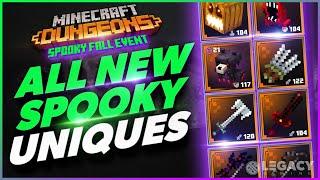 Spooky Fall Event - All New Unique Items | Find Every Halloween Item In Minecraft Dungeons [UPDATED]