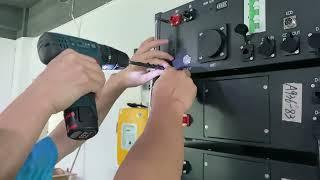 High voltage battery 512V100Ah installation tutorial video with test video of DEYE 50kw inverter.