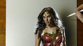 Drawing Wonder Woman ‍️ Gal Gadot