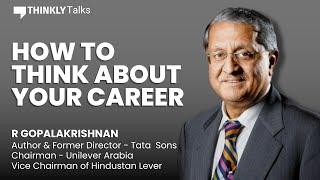 How to think about your career ft. R Gopalakrishnan | Thinkly Talks #AMA