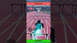bro wont get off the game  Roblox Track & Field Infinite #Roblox #robloxgamer #shorts #yt #shorts