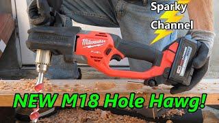 NEW Milwaukee M18 Hole Hawg 2807-22 Review and Demonstration