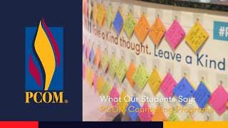 What Our Students Say: PCOM Counseling Programs