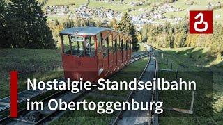 Standseilbahn Unterwasser - Iltios | Geschichtsträchtige Seilbahn im Obertoggenburg | Von Roll 1934