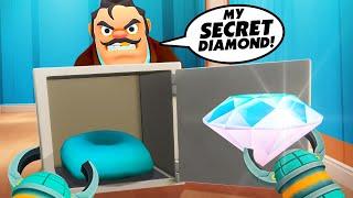 I Used ROBOT Hands To Steal The FINAL Magic Gem! - Little Thief VR