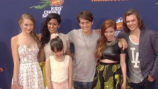 Talia in the Kitchen CAST // Kids' Choice Sports 2015 Orange Carpet Arrivals