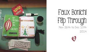 FauxBonichi Flip Through Nov 26 to Dec 10