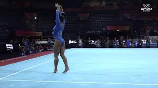 USA-Simone Biles’ Floor Exercise Training 2019