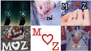 Z M name status/ZM name love status/M Z letter whatsapp status️/Z M name dp