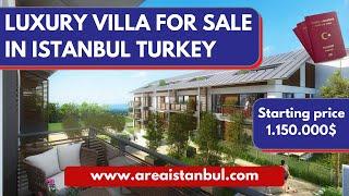 SARIYER VILLA FOR SALE | VILLA FOR SALE WITH ISTALLMENT IN ISTANBUL | LUXURY VILLA | FOREST VIEW