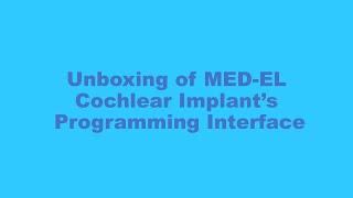 Unboxing of MEDEL Cochlear Implant's Programming Interface  Aud. Himanshu K Sanju, M.Aud. 8447353649