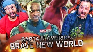 CAPTAIN AMERICA 4 Brave New World TRAILER REACTION!! Marvel Studios Teaser | Red Hulk