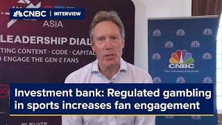 Regulated gambling in sports increases fan engagement, investment bank says