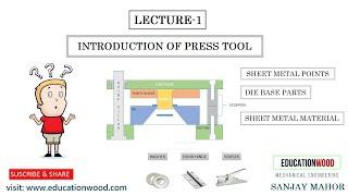 Lecture-1 Introduction of Press Tool Design/Sheet metal Tool Design Course