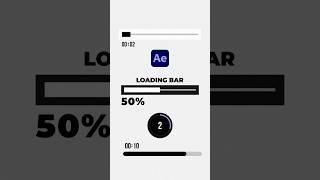 Create Loading Bar Animations in After Effects #tutorial