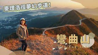 【貝遊香港】登上夢幻的「彎曲山」經麥里浩徑第4段＋詳細路線分享│＊航拍 Wan Kuk Shan