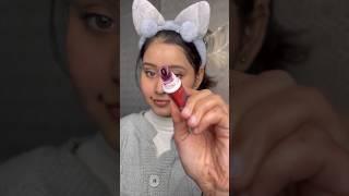 Peel off Lip Tint! #youtubeshorts #viral #makeup #lipstain #liptint #kirantutorialz