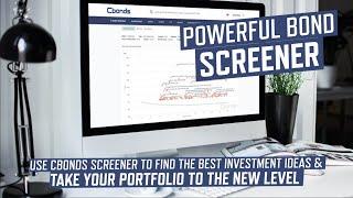 Cbonds – Powerful Bond Screener