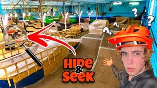 Hide & Seek in the world largest indoor bike park!