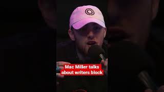 Mac Miller talks about writers block #music #rap #mac #macmiller #interview #writersblock #shorts