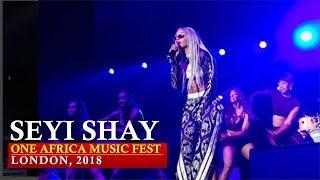 SEYI SHAY PERFORMANCE AT ONE AFRICA MUSIC FEST, LONDON 2018  [Nigerian entertainment]