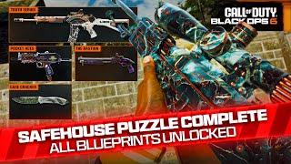 Unlock 5 FREE Black Ops 6 Campaign Blueprints FAST... (All Safehouse Puzzles & Rewards)