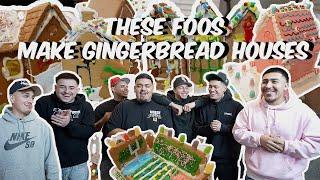 FOOS MAKE GINGERBREAD HOUSES