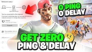  How PROS Get 0 Ping In Fortnite!  (Lower Ping & 0 Delay)