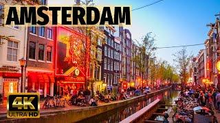 Amsterdam City Tour | Netherlands in 4K HDR  Spring 2024 ️