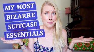 MOST BIZARRE SUITCASE ESSENTIALS  Digital Nomad Girl