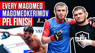 Every Magomed Magomedkerimov Finish in PFL