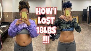 HOW I LOST 18LBS OF FAT!! | MY FITNESS JOURNEY